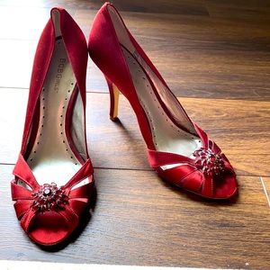 BCBGirls satin heels
